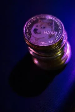 Dogecoins Stock Photos