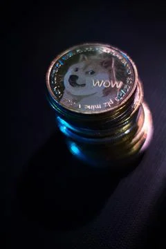 Dogecoins Stock Photos
