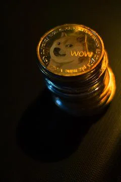Dogecoins Stock Photos