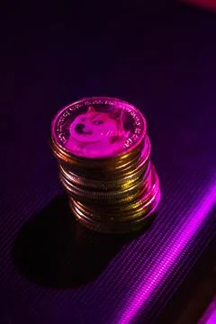 Dogecoins Stock Photos