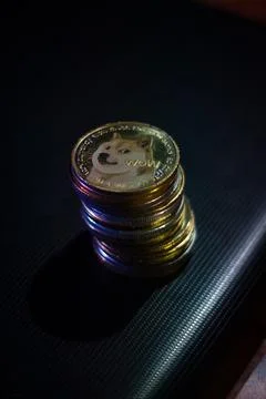 Dogecoins Stock Photos