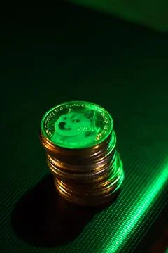 Dogecoins Stock Photos