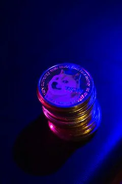 Dogecoins Stock Photos