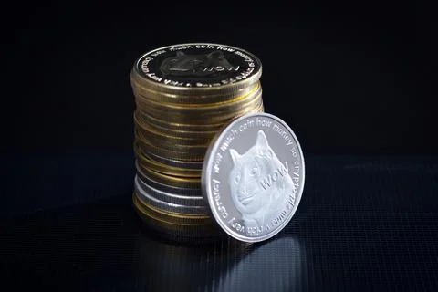 Dogecoins Stock Photos