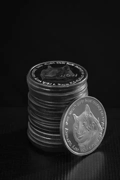 Dogecoins Stock Photos