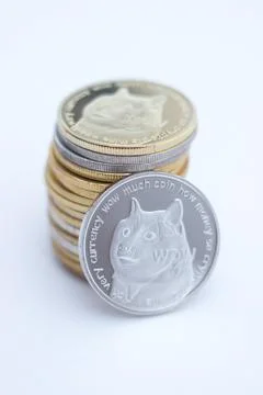 Dogecoins Stock Photos
