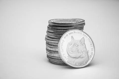 Dogecoins Stock Photos