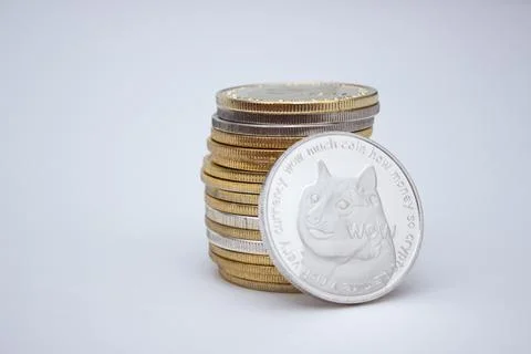 Dogecoins Stock Photos
