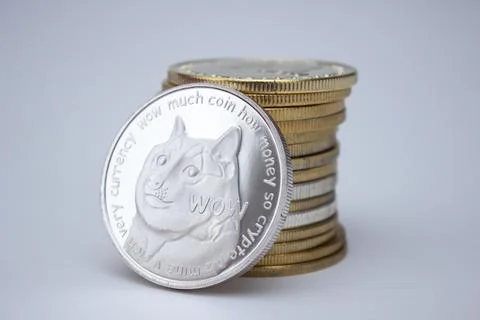 Dogecoins Stock Photos