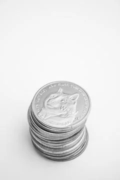 Dogecoins Stock Photos