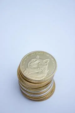 Dogecoins Stock Photos