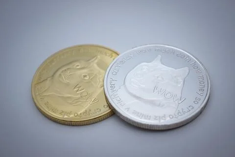 Dogecoins Stock Photos
