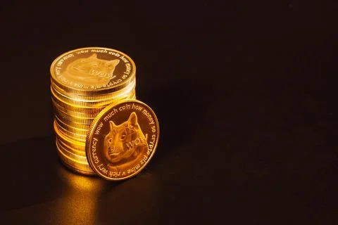Dogecoins Stock Photos