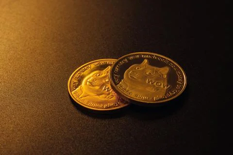Dogecoins Stock Photos