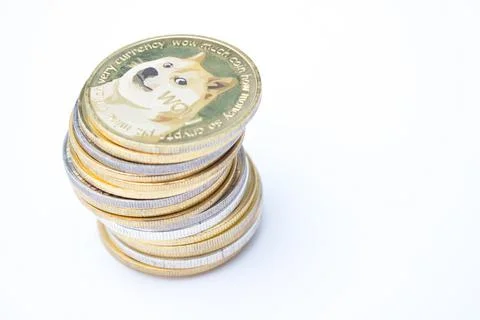 Dogecoins Stock Photos