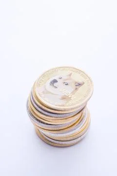 Dogecoins Stock Photos