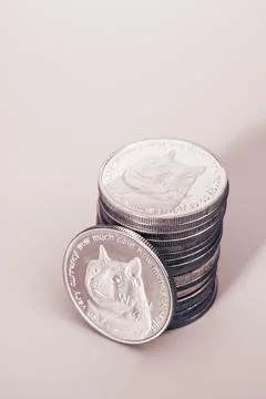 Dogecoins Stock Photos