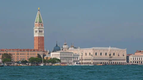 Doge's Palace hyperlapse, Venice Stock Footage 214320779