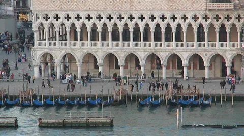 Doges palace Venice Stock Footage 446882