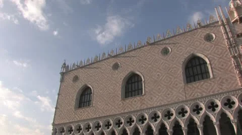 Doge's Palace in Venice 스톡 동영상 12676238