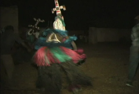 Dogon dances  Stock Footage 273923