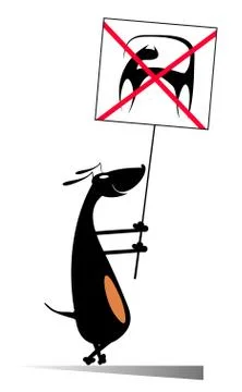 Dogs against cats Stock Illustration