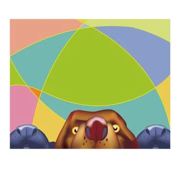 Dogs begging for more Stock Illustration