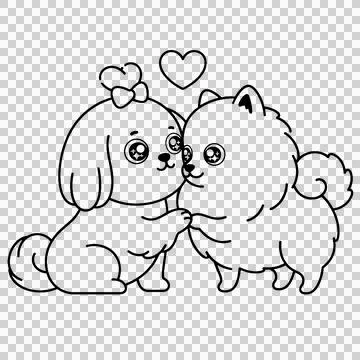 Dogs Stock Illustration