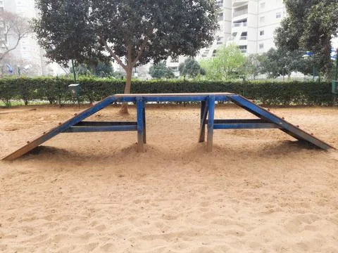 Dog's Playground Object for Tricks Stockfoto's