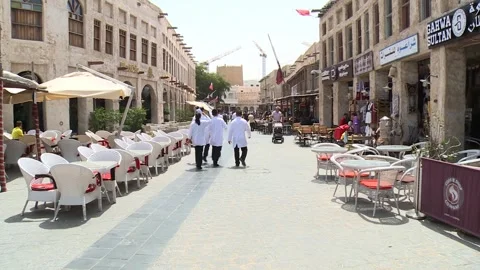 Doha Capital of Qatar Video stock 247795897