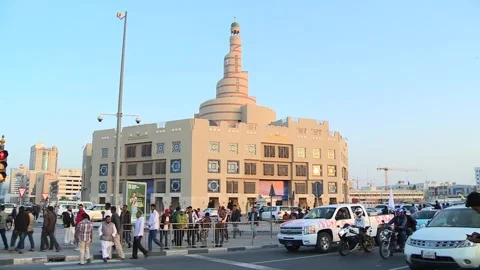 Doha Capital of Qatar Stock Footage 247795899