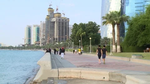 Doha Capital of Qatar Stock Footage 247795925