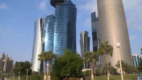 Doha Capital of Qatar 库存影片 247795928
