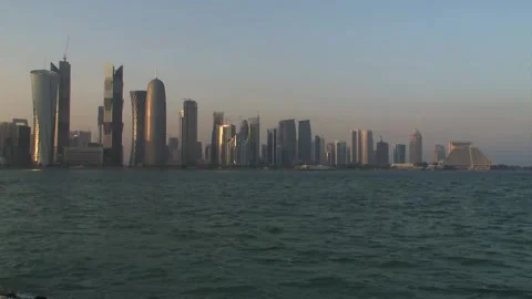Doha Capital of Qatar Stock Footage 247795933