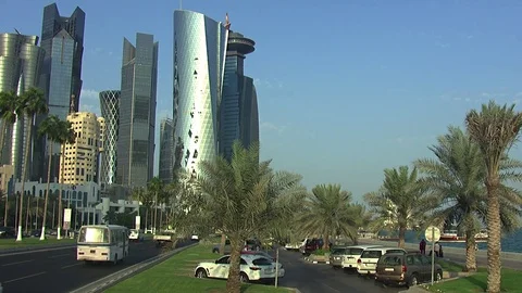 Doha City Qatar 2017 動画素材 76766759