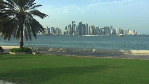 Doha City Qatar 2017 動画素材 76777317