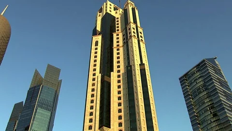 Doha City Qatar Stock Footage 76815025