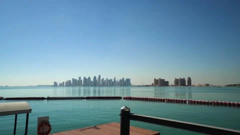 Doha City Still Stock Footage 146319488