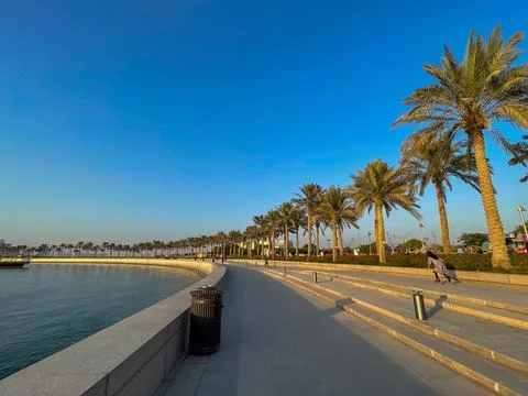 Doha Corniche Stock Photos