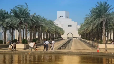 Doha Islam Museum, Qatar. 스톡 동영상 130879360