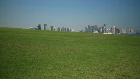Doha Skyline Video stock 81548139