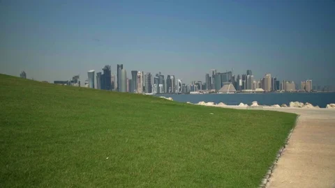 Doha Skyline Video stock 81548157