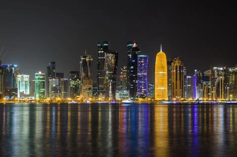 Doha skyline Foto stock