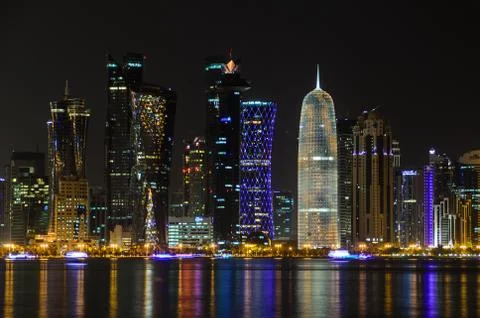 Doha skyline Foto stock