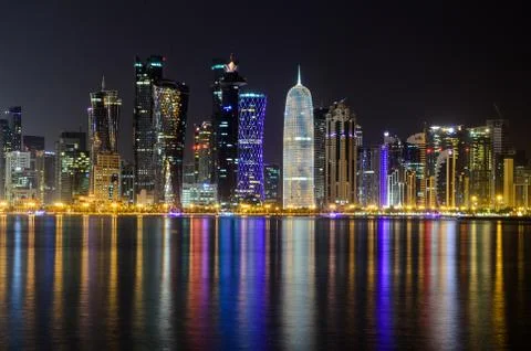 Doha skyline Foto stock