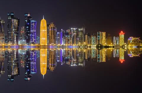 Doha skyline Foto stock