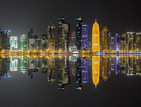 Doha skyline Foto stock