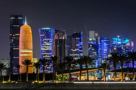 Doha skyline Foto stock