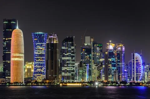 Doha skyscraper Foto stock