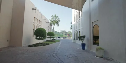 DOHA,QATAR - 5th of March, 2025: Katara Cultural Village in Doha, Qatar. Stock Footage 304677273